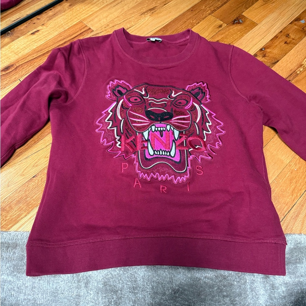 Kenzo Red Tiger Sweatshirt Iconic Streetwear